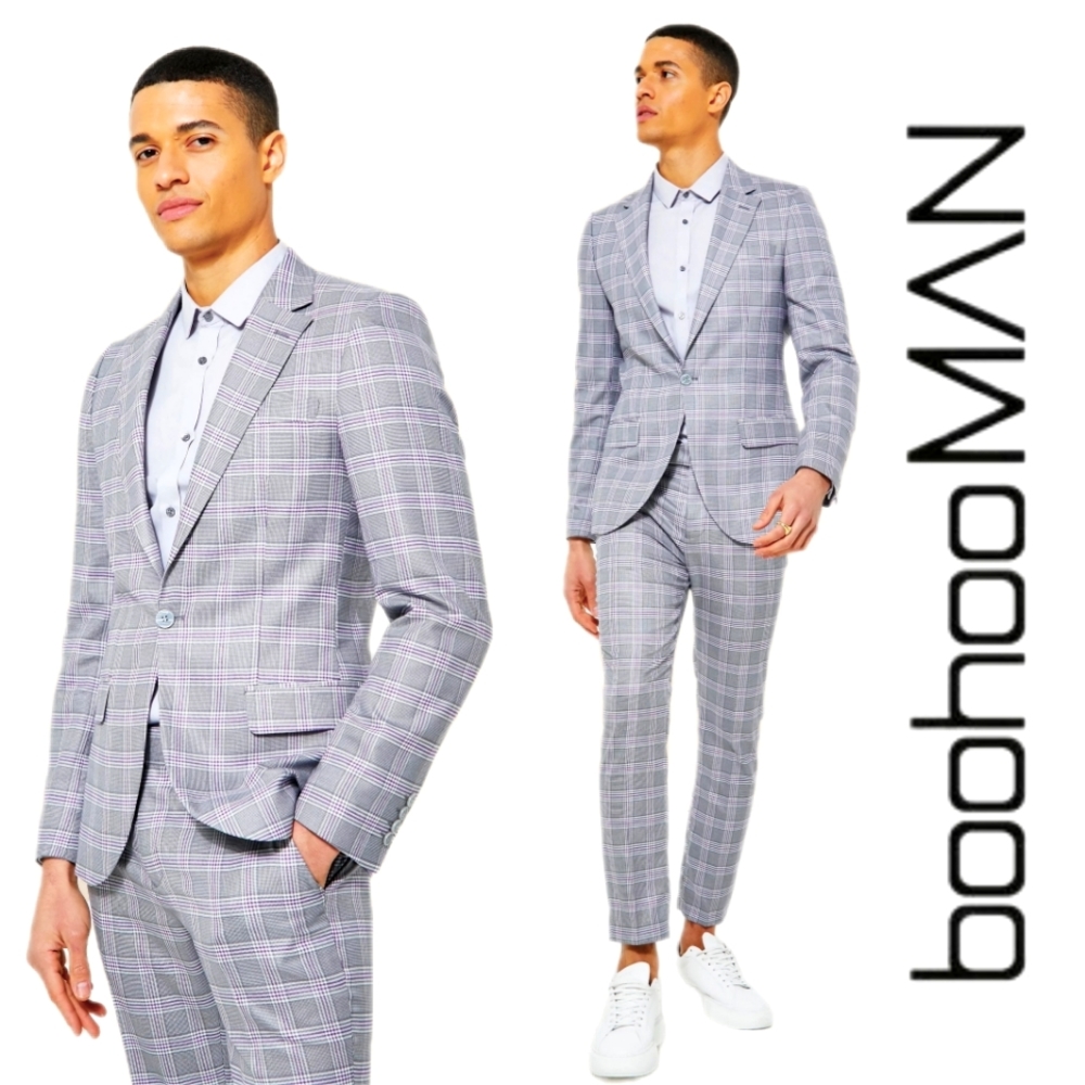Single breasted 2 peice suit by BoohooMAN